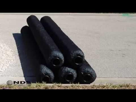 ezflow installation gravel-free french drain