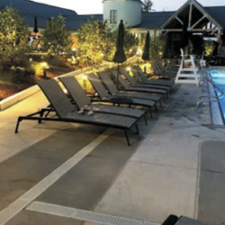 Finished Pool Deck at Cherokee Construction Club